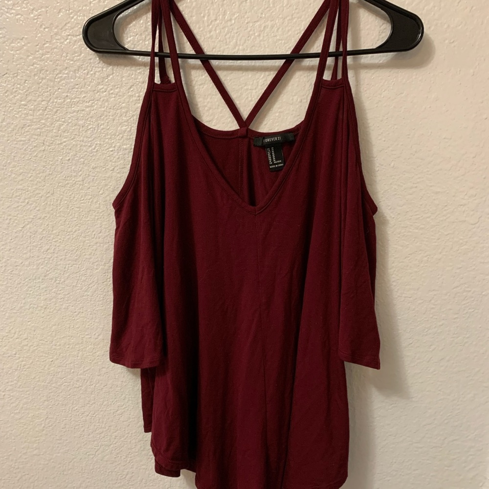 Forever 21 off the shoulder shirt